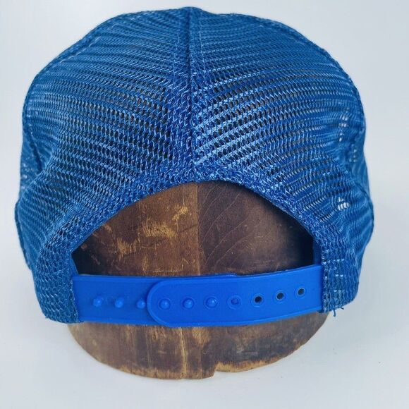 ELF Herring Lyon Food Mesh Snapback Trucker Hat Cap VTG - Picture 4 of 10